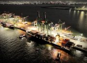 TPK Teluk Lamong Sambut Kapal Perdana MV WANTAI, Buka Akses Dagang Baru ke Tiongkok Selatan
