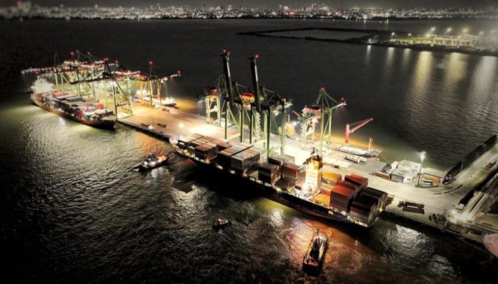 TPK Teluk Lamong Sambut Kapal Perdana MV WANTAI, Buka Akses Dagang Baru ke Tiongkok Selatan