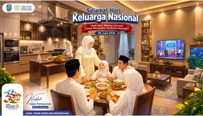 Hari Keluarga Nasional 2026: Gubernur Khofifah Ajak Wujudkan Keluarga Harmonis lewat Kolaborasi Pengasuhan