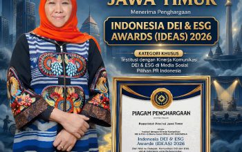 Di Bawah Kepemimpinan Gubernur Khofifah, Pemprov Jatim Dinobatkan Terbaik Nasional untuk Komunikasi DEI & ESG