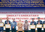 Gubernur Khofifah Tutup PKN II 2026, Tegaskan Kepemimpinan Adaptif Penting Hadapi Tantangan Pemerintahan Modern