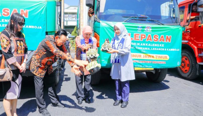 Gubernur Khofifah Lepas Ekspor 405 Ton Ikan Kaleng dari Banyuwangi, Perkuat Kepercayaan Pasar Global