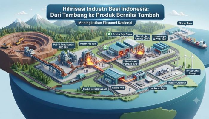 Pemerintah Perketat Ekspor Paduan Besi demi Perkuat Hilirisasi Nasional