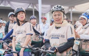 Gubernur Jawa Timur Khofifah Apresiasi Bank Indonesia Gelar Gowes Nusantara 2026 untuk Perkuat Sinergi