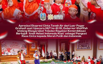 Gubernur Khofifah Undang Anak-Anak yang Hormat Bendera dari Luar Pagar Grahadi, Ada Pesan Cinta Tanah Air