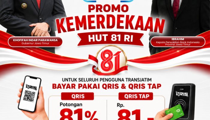 Kado HUT Ke-81 RI, Gubernur Khofifah Beri Diskon Tarif Trans Jatim hingga 81 Persen