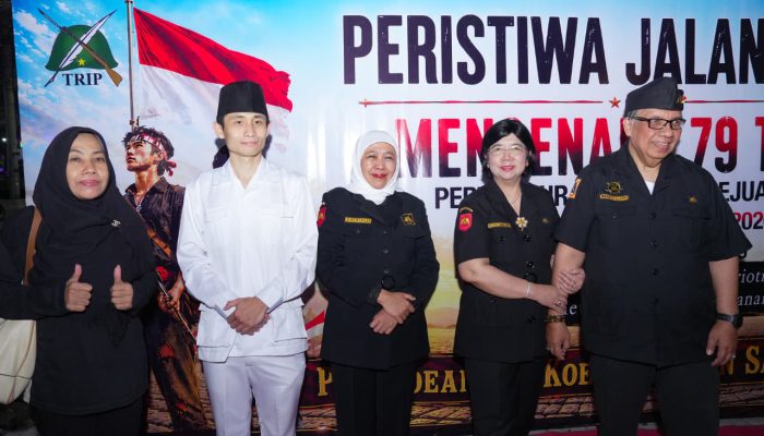 Peringati 79 Tahun Perjuangan Pelajar Pejuang TRIP, Gubernur Khofifah Ajak Generasi Muda Teladani Semangat Patriotisme