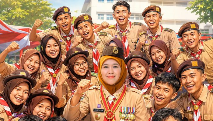 Gubernur Khofifah Ajak Pramuka Jatim Jadi Penggerak Swasembada Pangan Menuju Indonesia Emas 2045