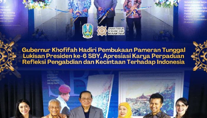 Pameran Tunggal SBY di Surabaya Tampilkan 95 Lukisan, dari Cinta Ani Yudhoyono hingga Tsunami Aceh