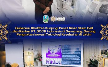 Kunjungi SCCR Indonesia, Khofifah Dorong Hilirisasi Riset Stem Cell untuk Perkuat Kemandirian Kesehatan