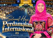Hari Perdamaian Internasional 2026, Khofifah Ajak Masyarakat Jadi Peace Maker