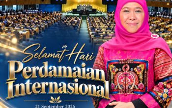 Hari Perdamaian Internasional 2026, Khofifah Ajak Masyarakat Jadi Peace Maker