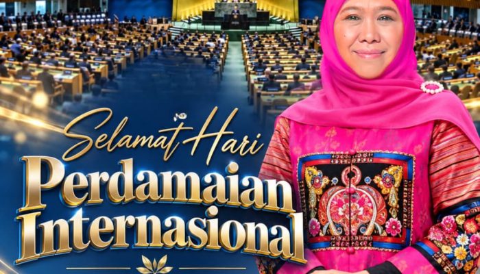 Hari Perdamaian Internasional 2026, Khofifah Ajak Masyarakat Jadi Peace Maker