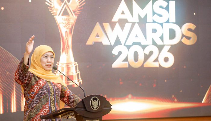 AMSI Awards 2026 Digelar di Grahadi, Khofifah Tekankan Pentingnya Jurnalisme di Era Post-Truth