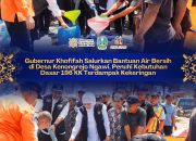 Gubernur Khofifah Salurkan Bantuan Air Bersih untuk 196 KK Terdampak Kekeringan di Ngawi