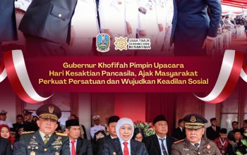 Hari Kesaktian Pancasila, Gubernur Khofifah Ajak Masyarakat Perkuat Persatuan dan Wujudkan Keadilan Sosial
