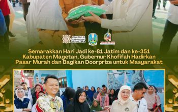 Pasar Murah ke-161 Hadir di Magetan, Khofifah Dekatkan Kebutuhan Pokok Terjangkau ke Masyarakat