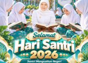 Peringati Hari Santri Nasional 2026, Gubernur Khofifah Ajak Santri Kuasai Teknologi, Kuatkan Ekonomi dan Rawat Persatuan Menuju Indonesia Emas
