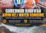 Gubernur Khofifah Tinjau Kebakaran TPA Supit Urang, Keselamatan Petugas Jadi Prioritas