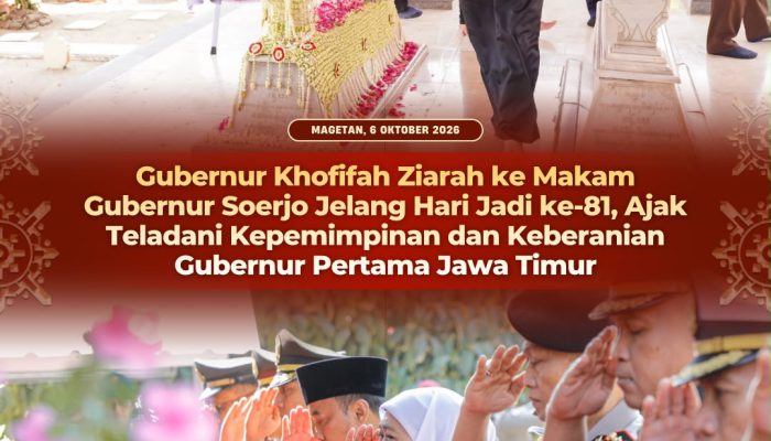 Khofifah: Mempertahankan Kemerdekaan Butuh Keberanian, Teladan RMTA Soerjo Harus Direfleksikan